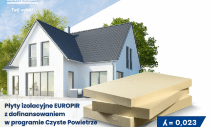 Program Czyste Powietrze – termomodernizacja domu z płytami EUROPIR